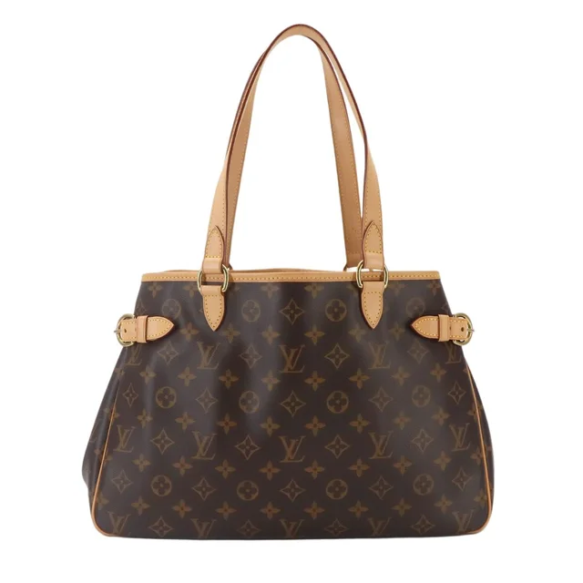 Louis Vuitton Monogram Batignolles Tote Bag Brown Gold in Brown Coated canvas from The Reluxe