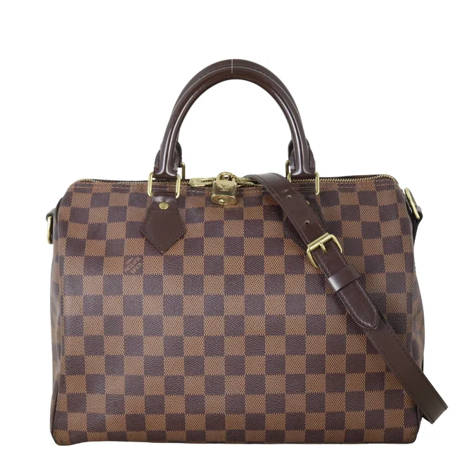 Louis Vuitton Speedy 30 Bandouliere Damier Ebene from Luxe.It.Fwd