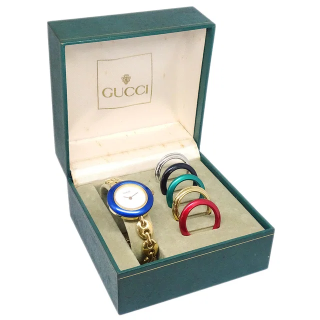 Gucci 11/12.2 Change Bezel Chameleon Quartz Watch SS from AMORE Vintage Tokyo