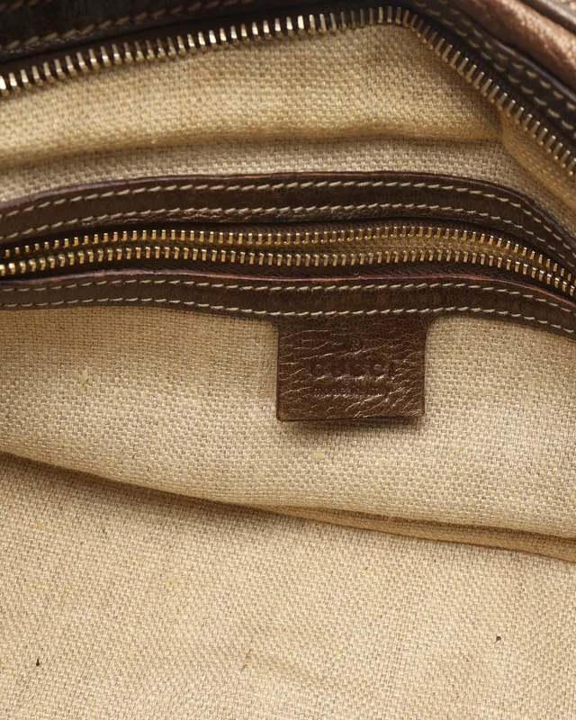 Gucci Web Capri Chain Bowler Bag in Canvas from A Retro Tale, photo 13 of 15