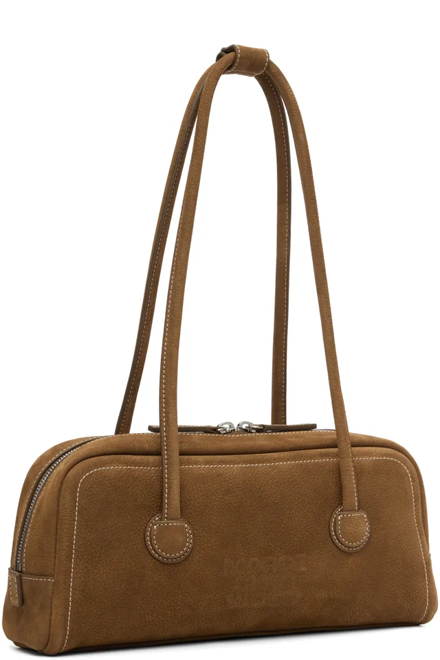 MARGESHERWOOD Brown Soft Boston EW Bag, photo 2 of 4 from SSENSE