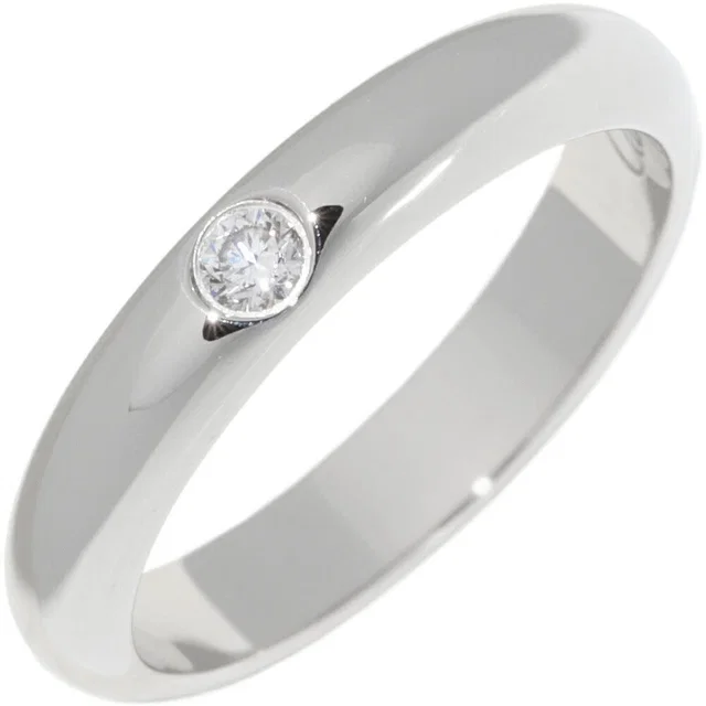 Cartier 1895 Wedding Ring Pt950 Diamond Ring Size 50 from LuxUness