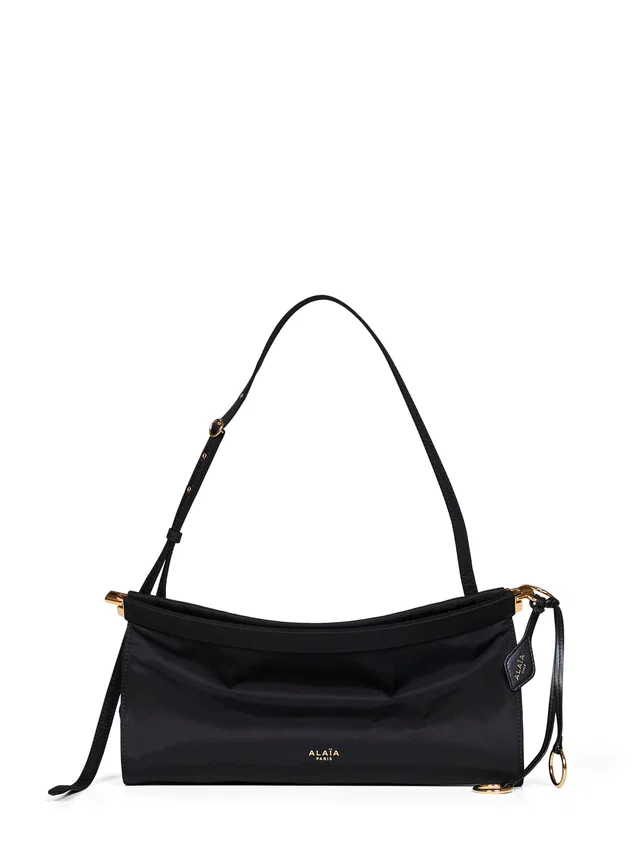 Alaïa Shoulder Bag — Black Polyamide in Black Nylon from HEWI
