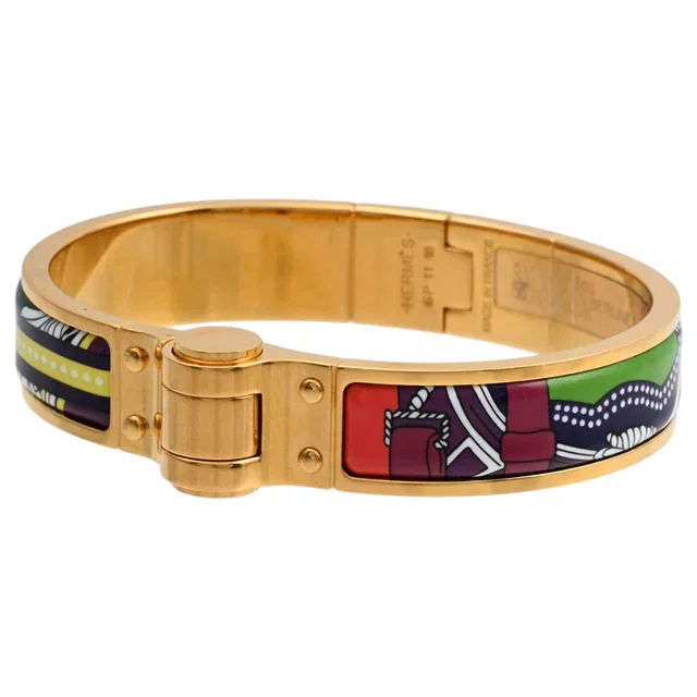 Hermès Charnière Gold/Multi in Gold from VINTAGE QOO TOKYO