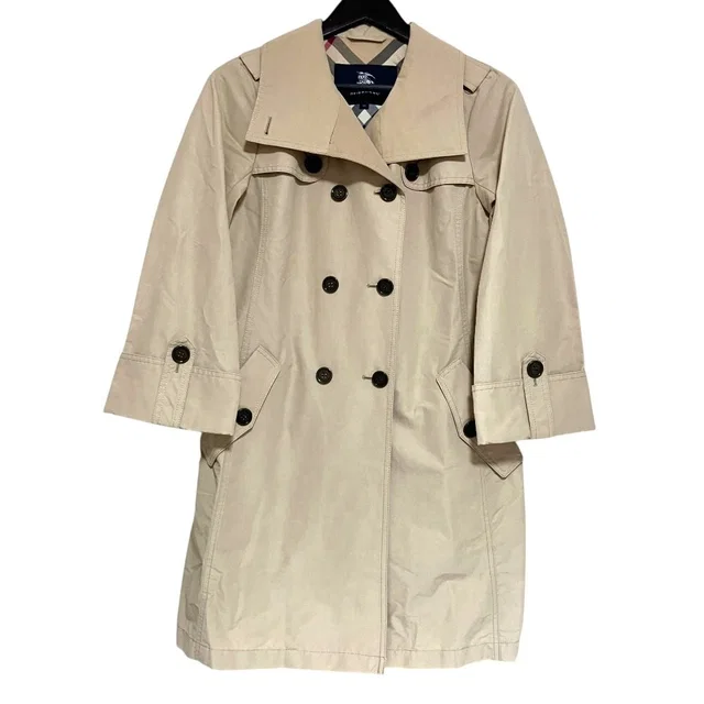 Burberry London Check Lining Half Trench Coat from LuxUness