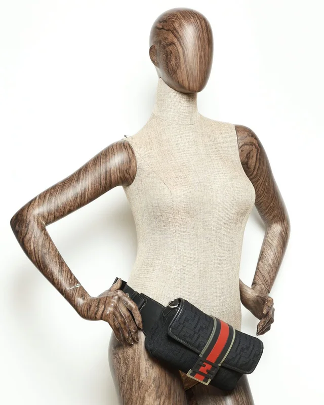 Fendi Zucca Baguette Bum/Crossbody Bag in Canvas from A Retro Tale, photo 13 of 13