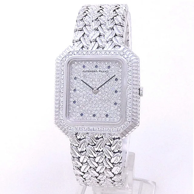 Audemars Piguet Vintage Hand Wind Diamond Mens Watch APVW in black|gold|white from Jomashop.com
