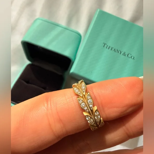 Tiffany & Co. 18k Yellow Gold Diamond Vine Ring in gold from Poshmark