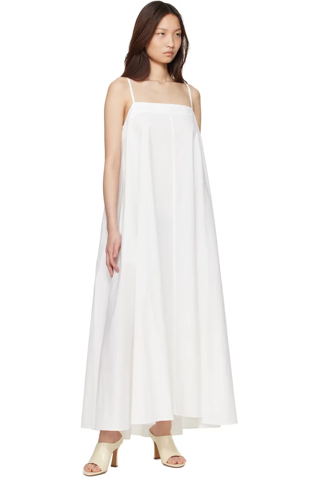 Studio Nicholson White Achille Maxi Dress, photo 4 of 4 from SSENSE