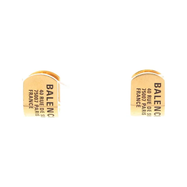 Balenciaga Logo Earrings from LuxUness