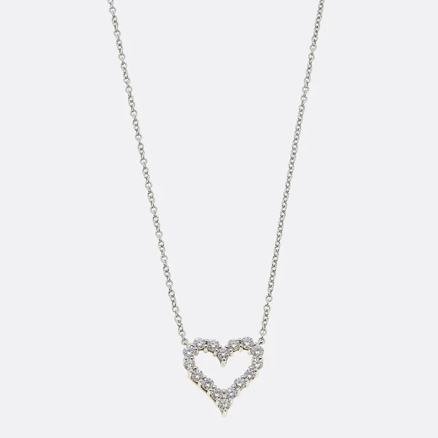 Tiffany & Co. Diamond Heart Necklace from The Vintage Jeweller