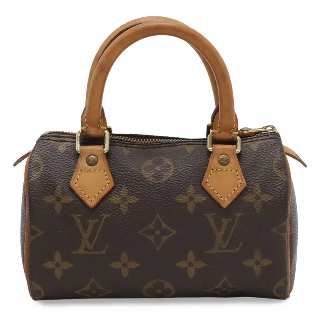 Louis Vuitton Monogram Mini Speedy Mini Bag Pouch Case in Coated canvas from The Reluxe