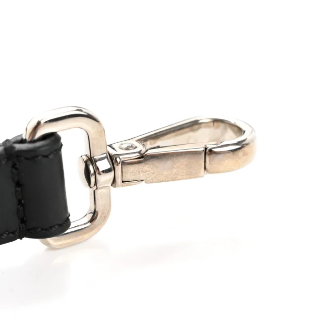 Fendi Shearling Calfskin FF Strap Black Tobacco in Black Calfskin from FASHIONPHILE, photo 5 of 6