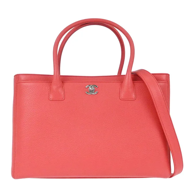 Chanel 2014 Pink Deerskin Executive Cerf 2way Shoulder Tote Bag in Pink from AMORE Vintage Tokyo