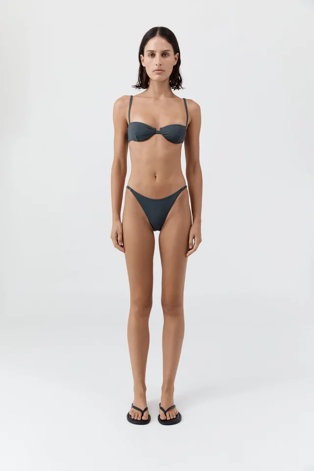 St Agni Balconette Bikini Top - Graphite from St. Agni, photo 1 of 1