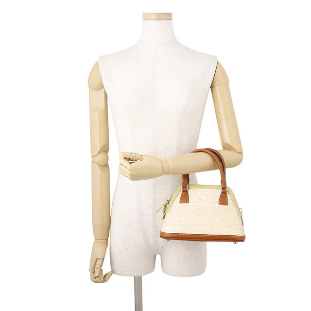 Maison Margiela 5AC Classic BeigeSB1WG0031P5352T7320 Raffia Canvas Leather Size micro in Canvas from GALLERY RARE, photo 2 of 2