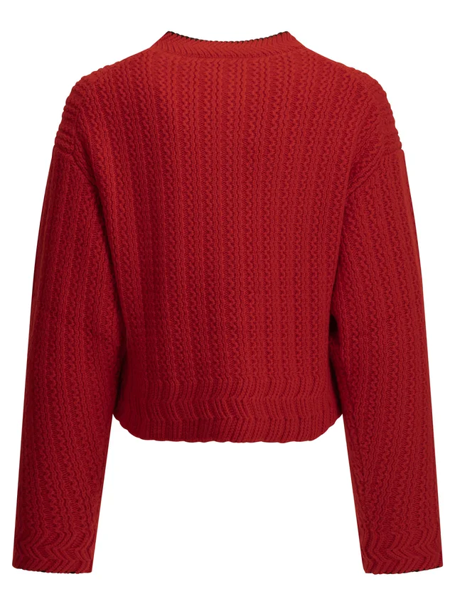 Chloé Heart Logo Knitted Cardigan, photo 2 of 4 from SENSER