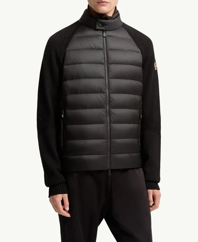 Moncler Grenoble Quilted Zip-Up Sweater, photo 2 of 5 from SENSER