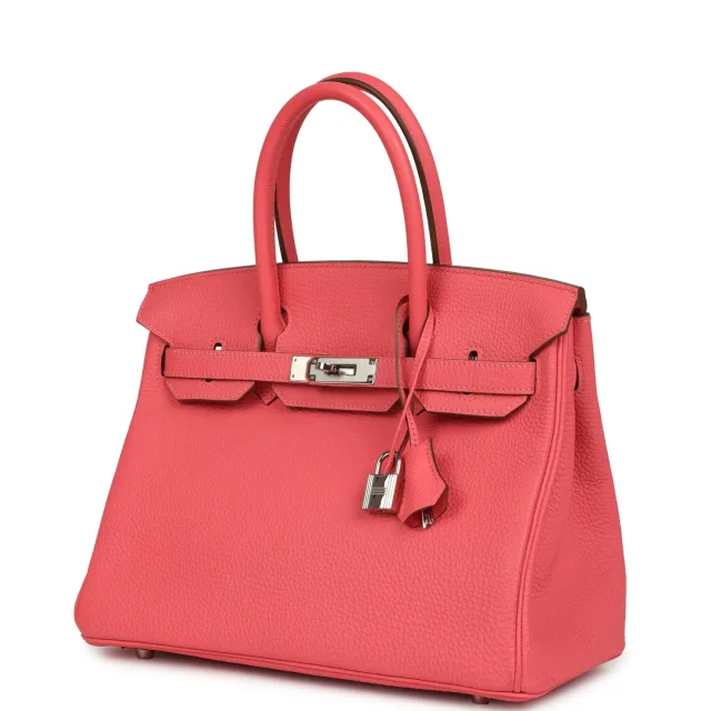 Hermès Birkin 30 Rose Lipstick Togo Palladium Hardware in Pink Togo leather from Madison Avenue Couture, photo 5 of 9
