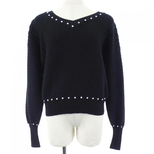 Chanel Knit Cashmere Black in Black Cashmere from The Reluxe