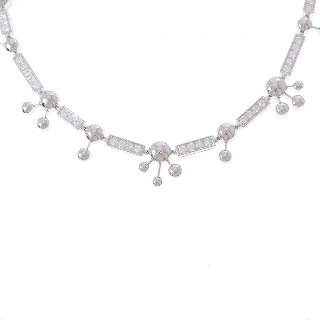 Bvlgari 750 White Gold Diamond Necklace in White from LuxUness