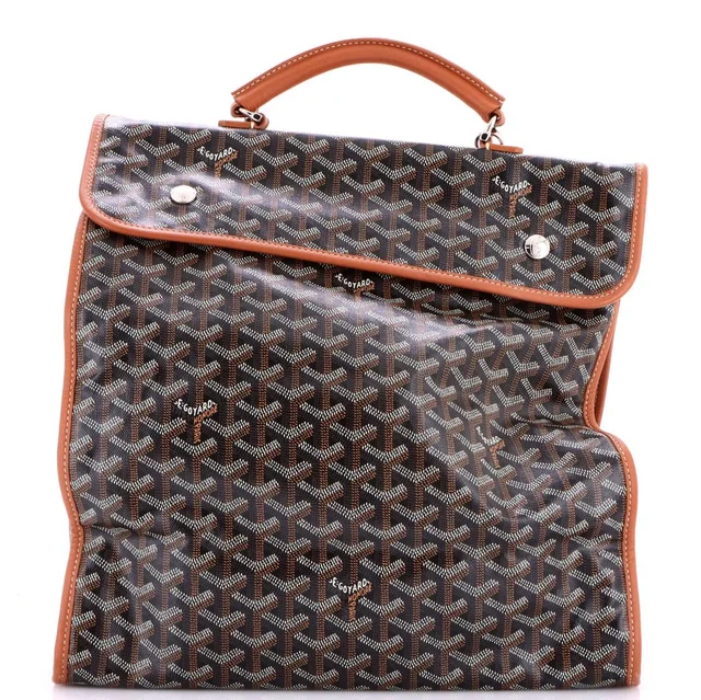 Goyard Saint Leger Briefcase Backpack Coated Canvas in red|brown Coated canvas from Poshmark