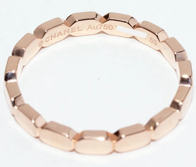 Chanel Première Promesse Au750 Ring in Pink Rose Gold from LuxUness, photo 4 of 5