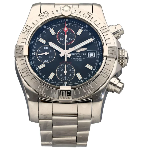 Breitling Super Avenger II A13381 43mm Stainless Steel Watch from H&T