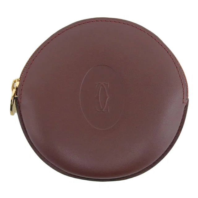 Cartier Leather Coin Case L3000111 in Leather from LuxUness