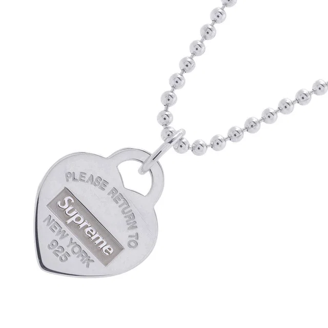 Tiffany & Co. Supreme Collaboration Return to Heart Tag Necklace SV925 from GALLERY RARE