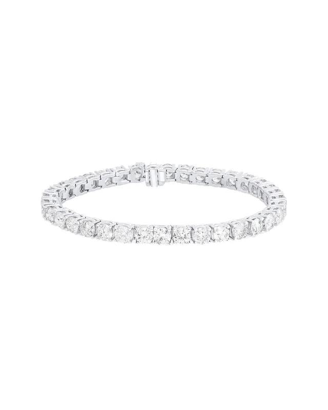Diana M Lab Grown Diamonds Diana M. Fine Jewelry 14K 10.00 ct. tw. Lab Grown Diamond Tennis Bracelet, image 1 of 1 from Rue La La