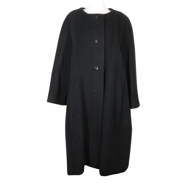 Balenciaga No Collar Long Coat from LuxUness