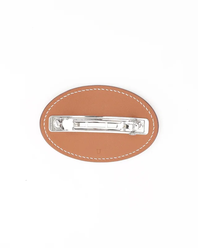 Hermès Evelyne PM Hair Clip in Leather from A Retro Tale, photo 3 of 4
