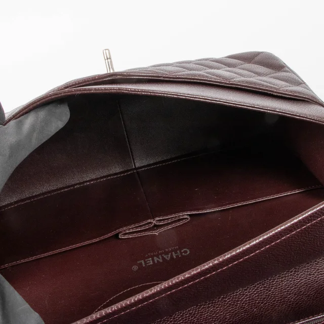 Chanel Caviar Large/Jumbo Classic Handbag in Burgundy Caviar leather from Labellov, photo 5 of 5