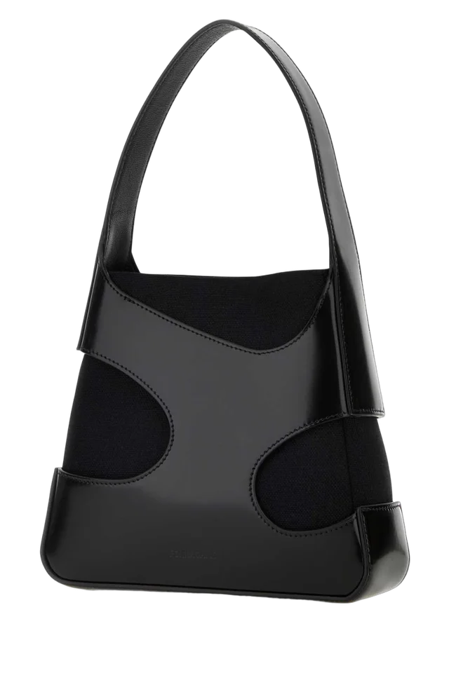 Ferragamo Neronero Shoulder Bag — Black in Black Calfskin from HEWI, photo 2 of 2