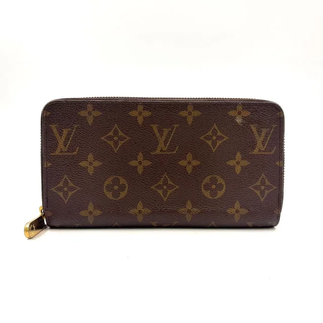 Louis Vuitton Zippy Wallet Monogram Rose Ballerine Leather Brown Light Pink in Brown Leather from The Reluxe