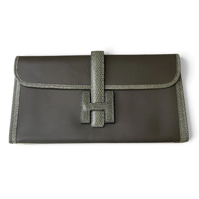 Hermès Etoupe Jige Elan in Evercolor in Taupe from Luxury Promise