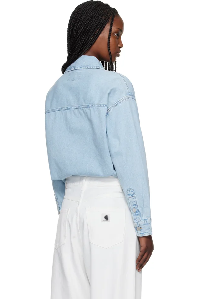 Carhartt Work In Progress Blue Alta Denim Shirt, photo 3 of 5 from SSENSE
