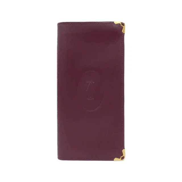 Cartier Leather Long Wallet in Leather from LuxUness