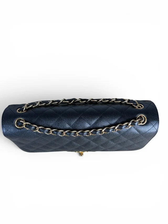 Chanel Black Caviar Jumbo Double Flap Classic in Black Caviar leather from Season 2 Consign, photo 2 of 11