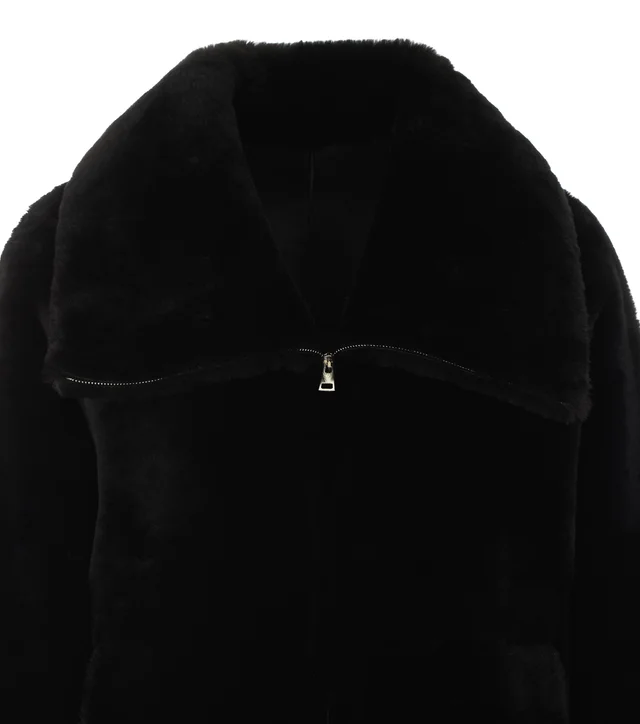 Blancha Zip-Up Fur Jacket, photo 4 of 4 from SENSER