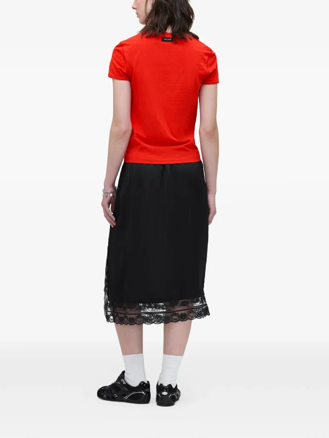 Marc Jacobs midi lace-detail slip skirt, photo 2 of 2 from FARFETCH