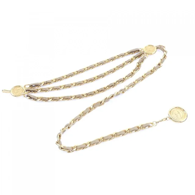 Chanel Vintage Belt Beige in Beige from The Reluxe