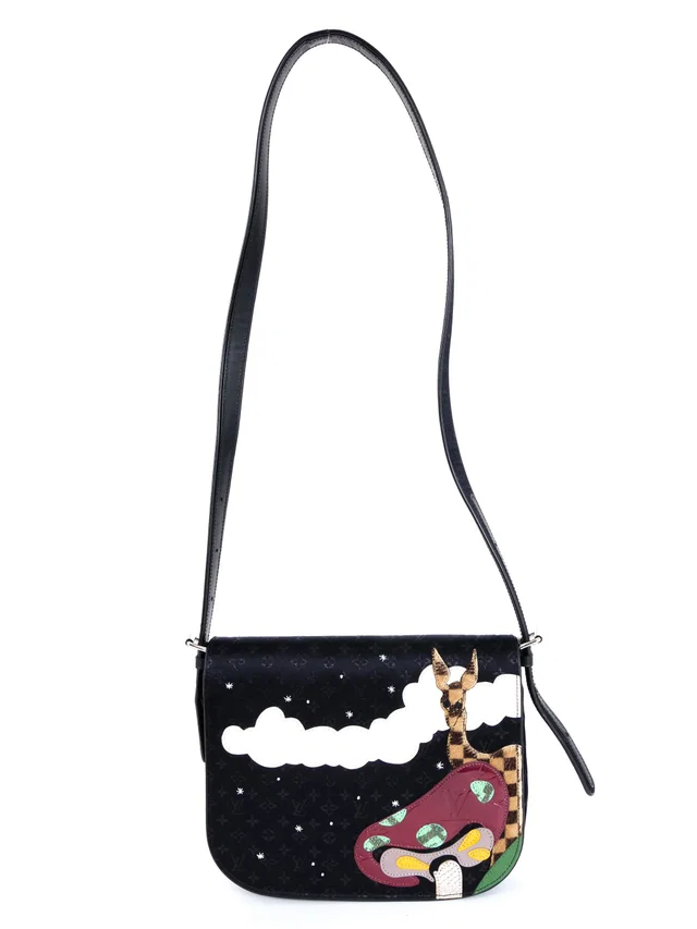 2002 Louis Vuitton Julie Verhoeven Conte de Fees Crossbody Bag in Silk from Arcade Vintage