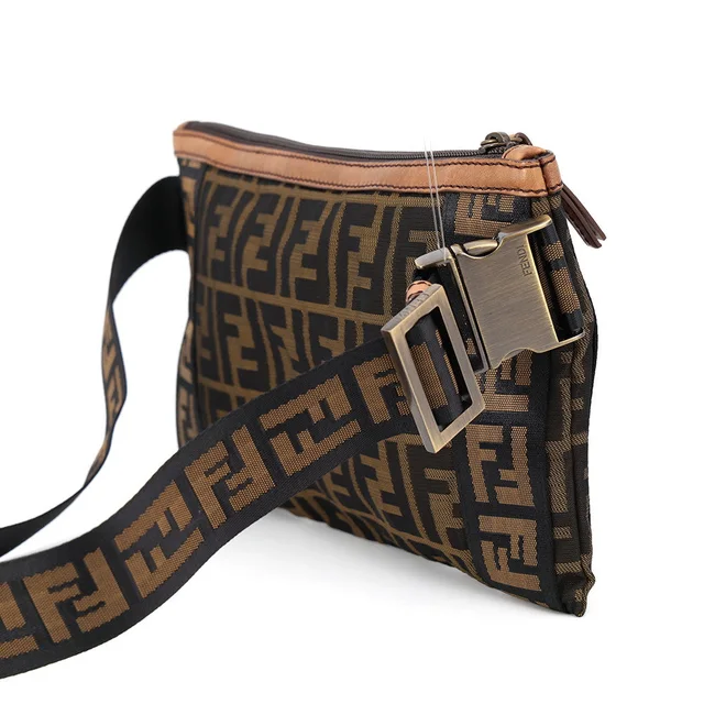 Fendi Zucca Crossbody Bag Brown7VA18700MX7F0VT4 Canvas in Canvas from GALLERY RARE, photo 2 of 14