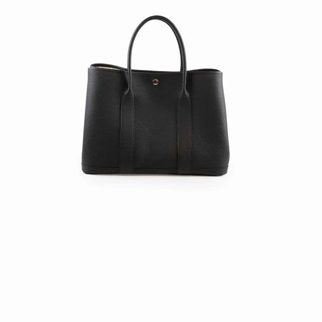 Hermès Garden Party 36 Black B Stamp in Black from The Purse Affair
