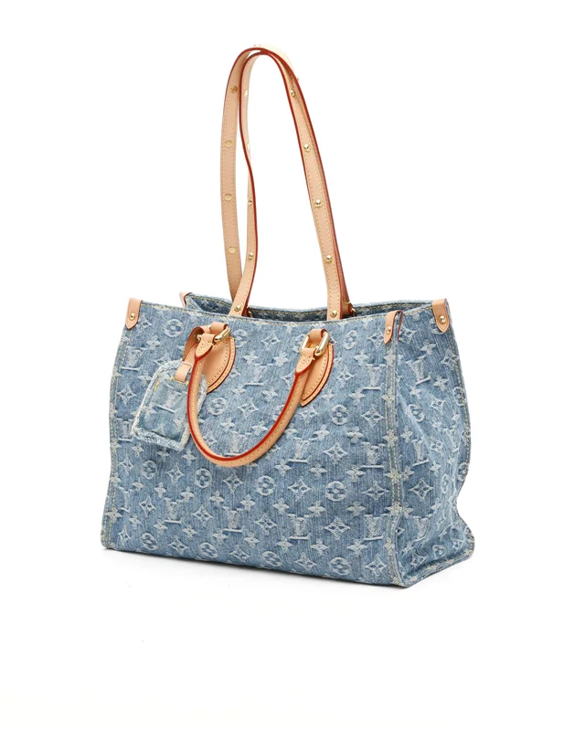 Louis Vuitton Monogram Denim OnTheGo MM Bag in Denim from A Retro Tale, photo 3 of 9