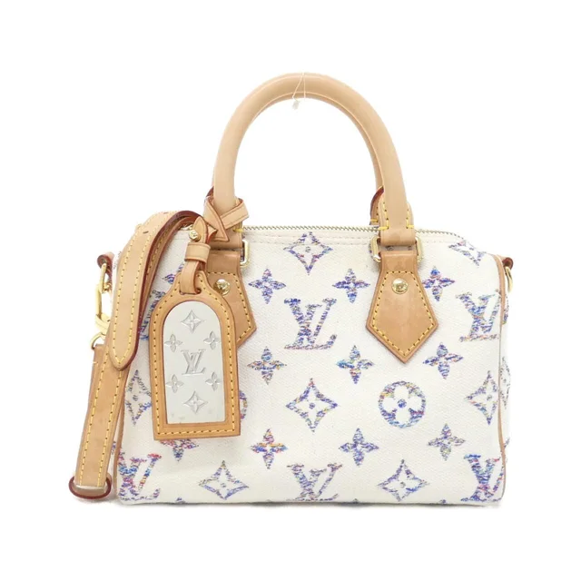 Louis Vuitton Tweed Monogram Multicolor Speedy Bandouliere 20 Boston Bag in Multicolor Tweed from The Reluxe