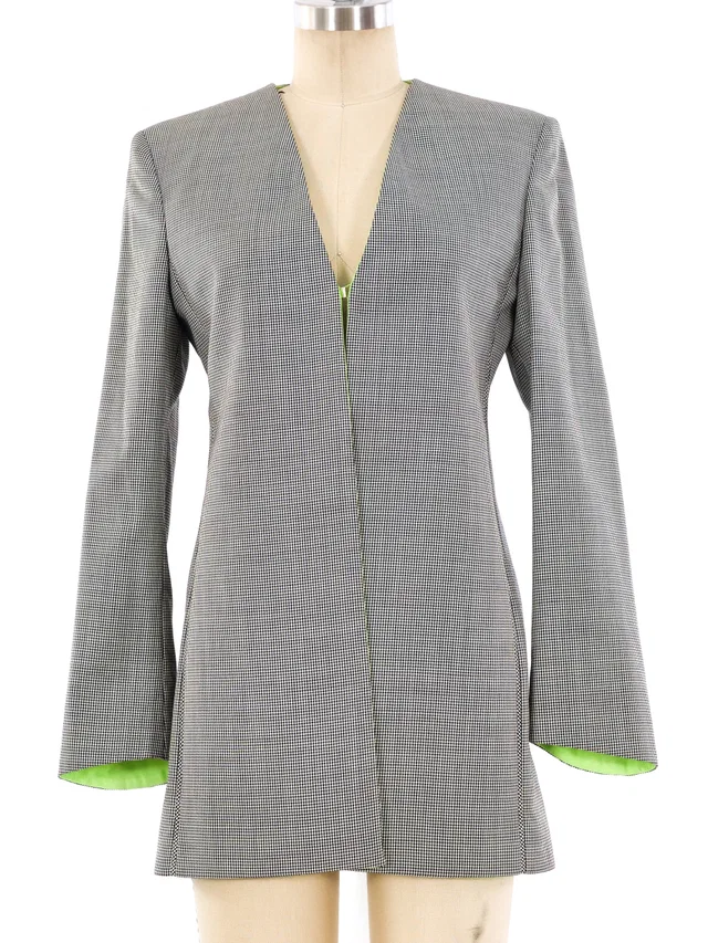 Versace Houndstooth Jacket from Arcade Vintage