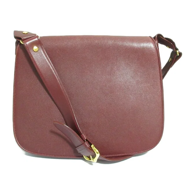 Cartier Must Line Leather Shoulder Bag in Leather from LuxUness